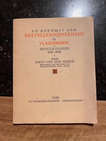 De opkomst der bretellennijverheid in Vlaanderen - Hugo van  beschikbaar voor biedingen