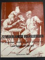 23 Nederlandse Volksliederen - Piet Tiggers & Jan Mul, Muziek en Instrumenten, Bladmuziek, Gebruikt, Wereldmuziek, Ophalen of Verzenden