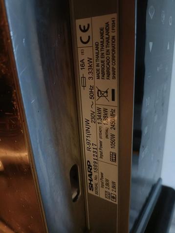 Sharp Combimagnetron R-971(IN)W - onderdelen beschikbaar voor biedingen
