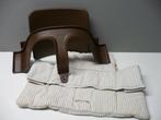 Stokke Tripp Trapp bruine babyset met Stokke kussenset, Kinderen en Baby's, Kinderstoelen, Ophalen of Verzenden, Zo goed als nieuw