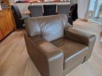 Zeer nette leren fauteuil, Huis en Inrichting, Fauteuils, 75 tot 100 cm, Gebruikt, Leer, 75 tot 100 cm