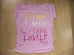 leuk roze T shirt, Kinderen en Baby's, Kinderkleding | Maat 158, Ophalen of Verzenden, Zo goed als nieuw, Meisje, Shirt of Longsleeve