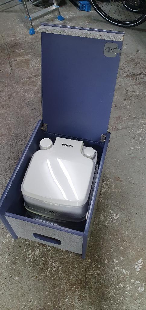 porta potti box, Caravans en Kamperen, Camper-accessoires, Zo goed als nieuw, Ophalen of Verzenden