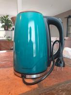 Silvercrest Waterkoker - Turquoise, 1 tot 2 liter, Ophalen of Verzenden, Gebruikt, Rvs