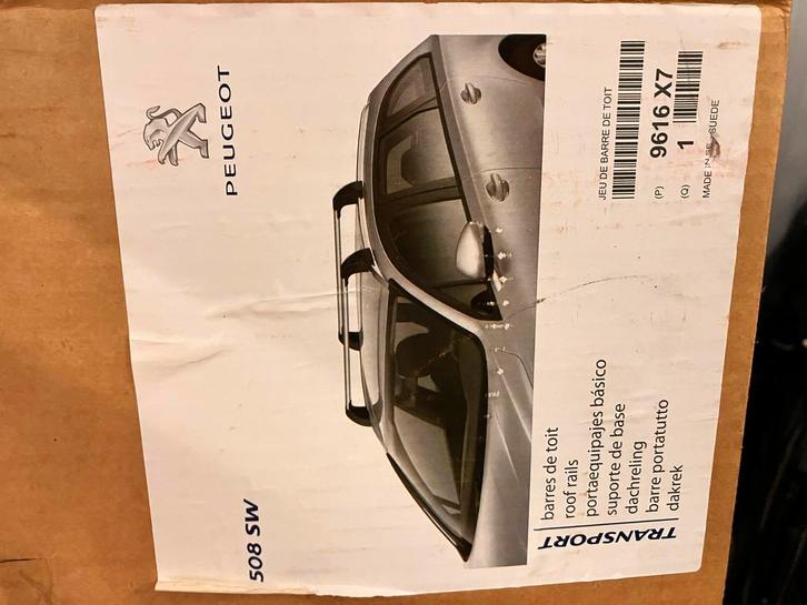 Dakdragers Peugeot 508 SW - in doos!, Auto diversen, Dakdragers, Zo goed als nieuw, Ophalen
