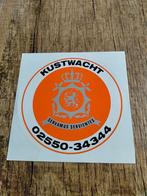 Sticker , kustwacht, Verzamelen, Verzenden, Zo goed als nieuw, Overige typen