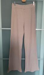 Geribde broek, Beige, Lang, Maat 38/40 (M), H&M