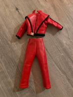 Michael Jackson Thriller outfit 1984 barbiepop doll kleding, Verzamelen, Poppen, Ophalen of Verzenden, Zo goed als nieuw, Kleertjes