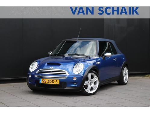 MINI Cabrio 1.6 Cooper S Chili | 170 PK | LEDER | STOELVERW., Auto's, Mini, Te koop, Cabrio, ABS, Airbags, Airconditioning, Alarm