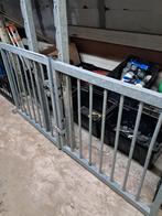 Dubbele spijlen poort, Tuin en Terras, Tuinhekken en Hekwerk, Ophalen, Zo goed als nieuw, IJzer, Spijlenhekwerk