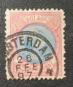 NVPH 47 Gestempeld Amsterdam, Postzegels en Munten, Postzegels | Nederland, Ophalen of Verzenden, T/m 1940