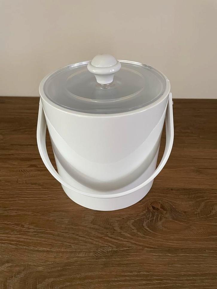 Plastic IJsemmer met Deksel - Zo Goed Als Nieuw, Huis en Inrichting, Keuken | Keukenbenodigdheden, Zo goed als nieuw, Ophalen of Verzenden