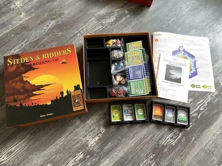 Z.G.A.N. uitbreiding: Steden en Ridders Kolonisten van Catan, Hobby en Vrije tijd, Gezelschapsspellen | Bordspellen, Zo goed als nieuw