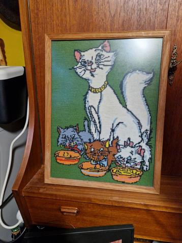 Vintage Aristokatten Borduurwerk beschikbaar voor biedingen