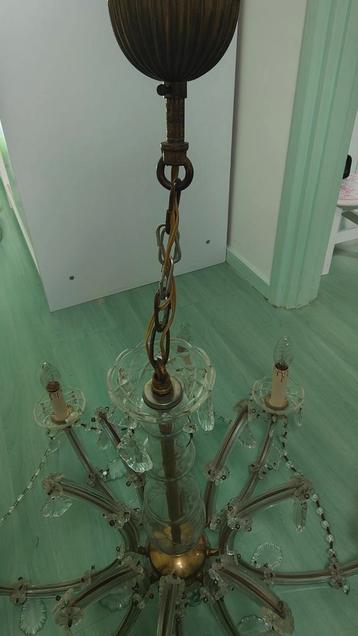 Glazen Kroonluchter beschikbaar voor biedingen