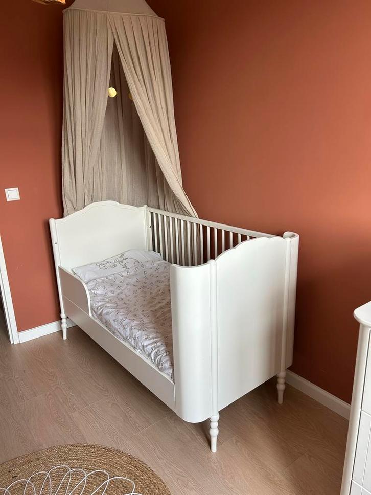 Frans Kinderkamer Set, Kinderen en Baby's, Kinderkamer | Bedden, Gebruikt, Minder dan 140 cm, 70 tot 85 cm, Lattenbodem, Ophalen