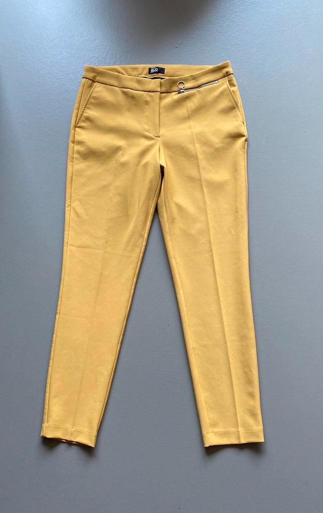 &CO WOMAN BROEK MT: M/40 NIEUW, Kleding | Dames, Broeken en Pantalons, Nieuw, Maat 38/40 (M), Geel, Lang, Verzenden