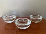 3 x Iittala Ballo waxinelichthouders, Overige materialen, Ophalen of Verzenden, Zo goed als nieuw, Kandelaar