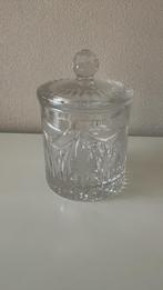 Vintage / kristallen/ koektrommel/ in nieuwstaat, Antiek en Kunst, Antiek | Glas en Kristal, Ophalen