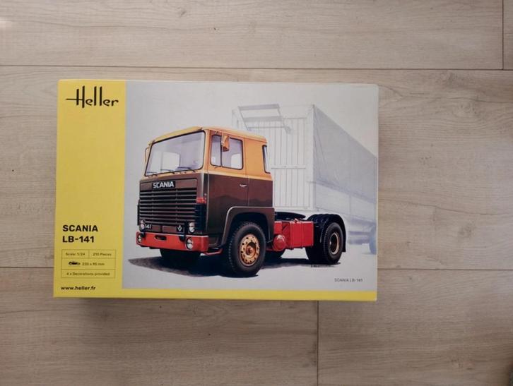 1/24 Scania LB 141 model kit nieuw sealed Heller, Hobby en Vrije tijd, Modelbouw | Auto's en Voertuigen, Nieuw, Truck, Groter dan 1:32