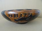 Curiosa houten schaal Haïti volkskunst houtsnijwerk Haïti, Antiek en Kunst, Ophalen of Verzenden