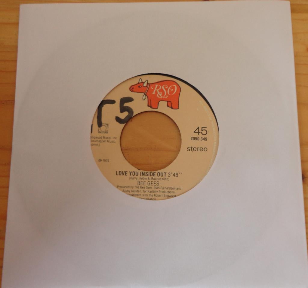 Bee Gees > Love you inside out, Cd's en Dvd's, Vinyl Singles, Gebruikt, 7 inch, Single, Ophalen of Verzenden