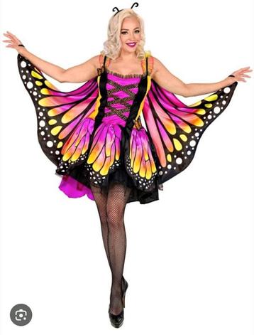 Butterfly outfit vlinderjurk vlinder kostuum carnaval  beschikbaar voor biedingen