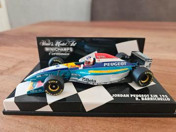 Minichamps 1:43 F1 Rubens Barrichello Jordan Peugeot EJR 195 beschikbaar voor biedingen