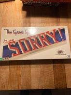 Classic Sorry! Bordspel - Parker Brothers, Hobby en Vrije tijd, Gezelschapsspellen | Bordspellen, Drie of vier spelers, Ophalen of Verzenden