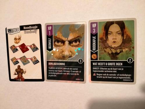 Unmatched Roodkapje Beowulf game spel Promo kaarten set, Hobby en Vrije tijd, Verzamelkaartspellen | Overige, Zo goed als nieuw