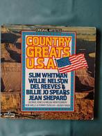 LP   -   Country Greats U.S.A.   -   Verzamelaar   -   1980 , Ophalen of Verzenden, Zo goed als nieuw, 12 inch