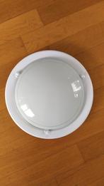 Glazen plafondlamp, Huis en Inrichting, Lampen | Plafondlampen, Ophalen, Gebruikt