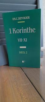 Ds. C. den Boer - 1 Korinthe VII-XI deel 2, Boeken, Godsdienst en Theologie, C. den Boer, Christendom | Protestants, Ophalen of Verzenden