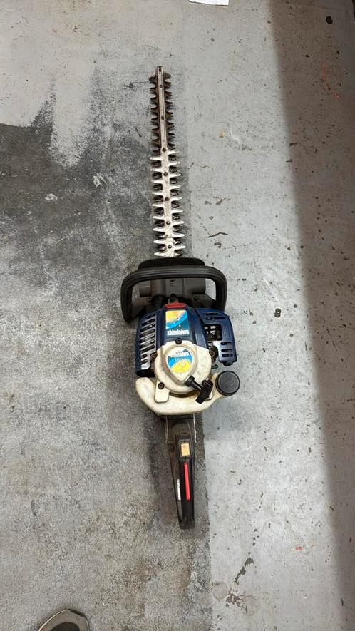 Shindaiwa motorheggeschaar voor de handige harry, Tuin en Terras, Heggenscharen, Zo goed als nieuw, Benzine, Ophalen