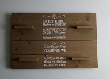Wandbord steigerhout  beschikbaar voor biedingen