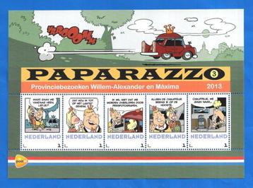 Postzegelvel Paparazzo 2013 3 Provinciebezoeken  beschikbaar voor biedingen
