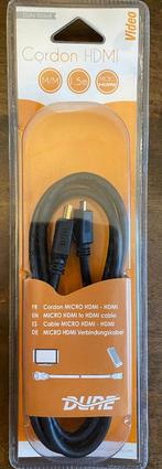 Dune Electronics Micro HDMI - HDMI 1,5 m Nieuw, Eu, Eu, Nieuw, Ophalen of Verzenden