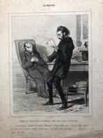 litho Paul Gavarni Les Martyrs midden 19e eeuw, Antiek en Kunst, Ophalen of Verzenden