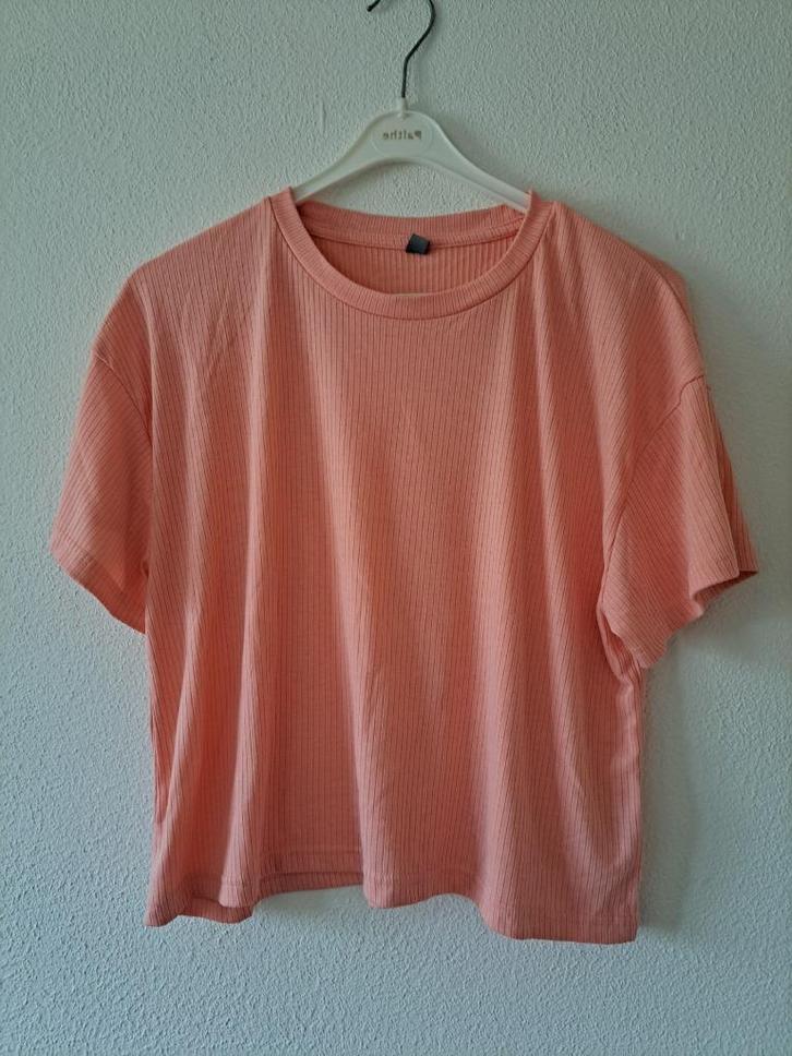 roze zeeman t.shirt maat s, Kleding | Dames, T-shirts, Zo goed als nieuw, Maat 36 (S), Roze, Korte mouw, Ophalen of Verzenden