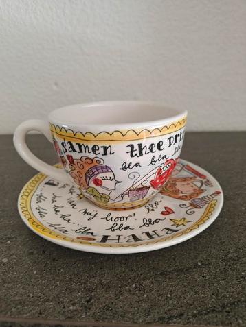 Blond Amsterdam Kop En Schotel 'Samen Thee Drinken' BlaBla 