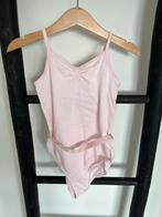 Balletpakje met roze tailleband (110-116), Sport en Fitness, Ballet, Ophalen of Verzenden, Zo goed als nieuw, Kleding