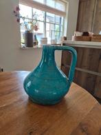 Vaasje turquoise groen., Aardewerk of Porselein, Ophalen of Verzenden, Zo goed als nieuw, Minder dan 50 cm