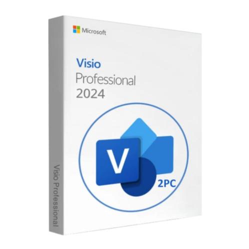 Visio 2024 Pro (2PC), Computers en Software, Besturingssoftware, Nieuw, Windows, Ophalen of Verzenden