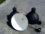 3 industriële lampen, Huis en Inrichting, Lampen | Hanglampen, Ophalen of Verzenden, Gebruikt, Minder dan 50 cm