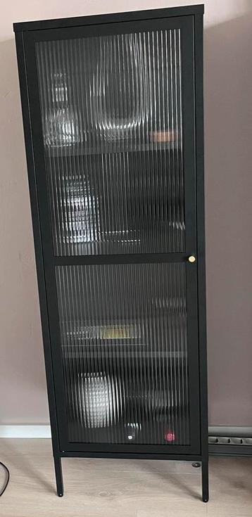 Gulltop • Vitrinekast zwart staal • per stuk beschikbaar voor biedingen