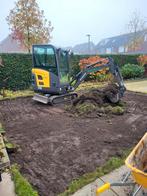 Minigraver met machinist te huur grondwerk, Ophalen