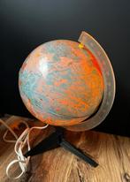 Vintage Wereldbol met verlichting, Italië, merk Rico, Ophalen of Verzenden, Verlicht, Gebruikt