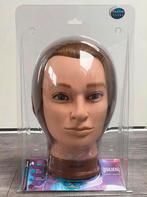 Nieuwe Sibel oefenhoofd/kapperspop Julien 100% echt haar, Ophalen of Verzenden, Nieuw, Persoonlijke verzorging