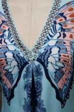 Jurk aqua/ blauw K-Design mt M Vlinder Vaste prijs, Maat 38/40 (M), K-design, Blauw, Ophalen of Verzenden