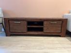 Gratis op te halen - TV Meubel Massief hout bruin, 170 cm, Huis en Inrichting, Ophalen, Gebruikt, 150 tot 200 cm, Minder dan 100 cm